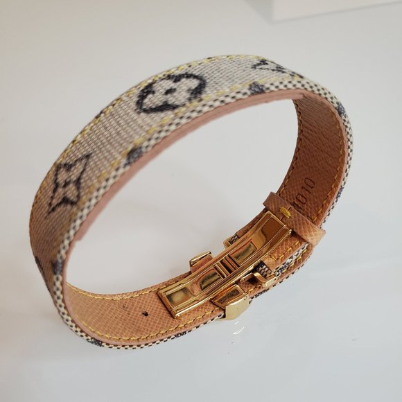 Genuine Louis Vuitton Canvas Monogram Bracelet NEW - Picture 9 of 15